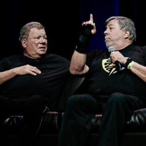 Shatner and Woz. Photo: Teodor Bjerrang-teodor@bjerrang.no 